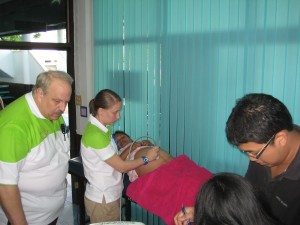 Alicia Cleaver, D.O. in Thailand