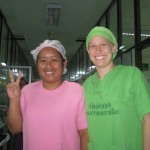 Alicia Cleaver, D.O. in Thailand